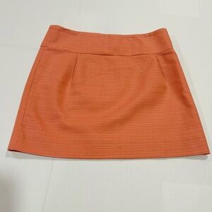 J. Crew Orange Mini Pencil Skirt Resort Wear